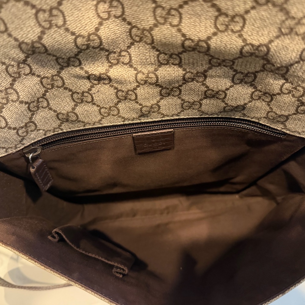 Gucci Beige and Brown Unisex Messenger Bag Authentic Paper! - Picture 4 of 15